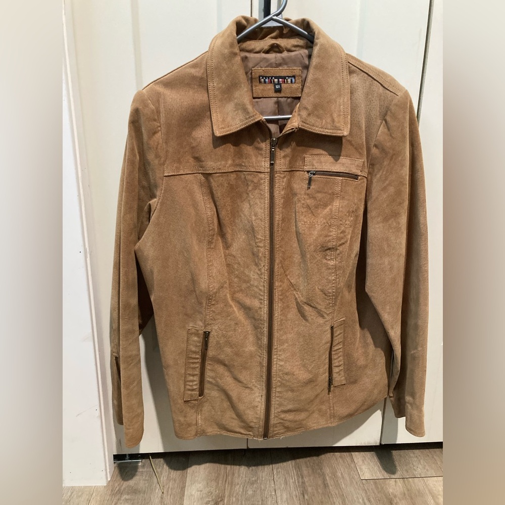 Genuine suede jacket-